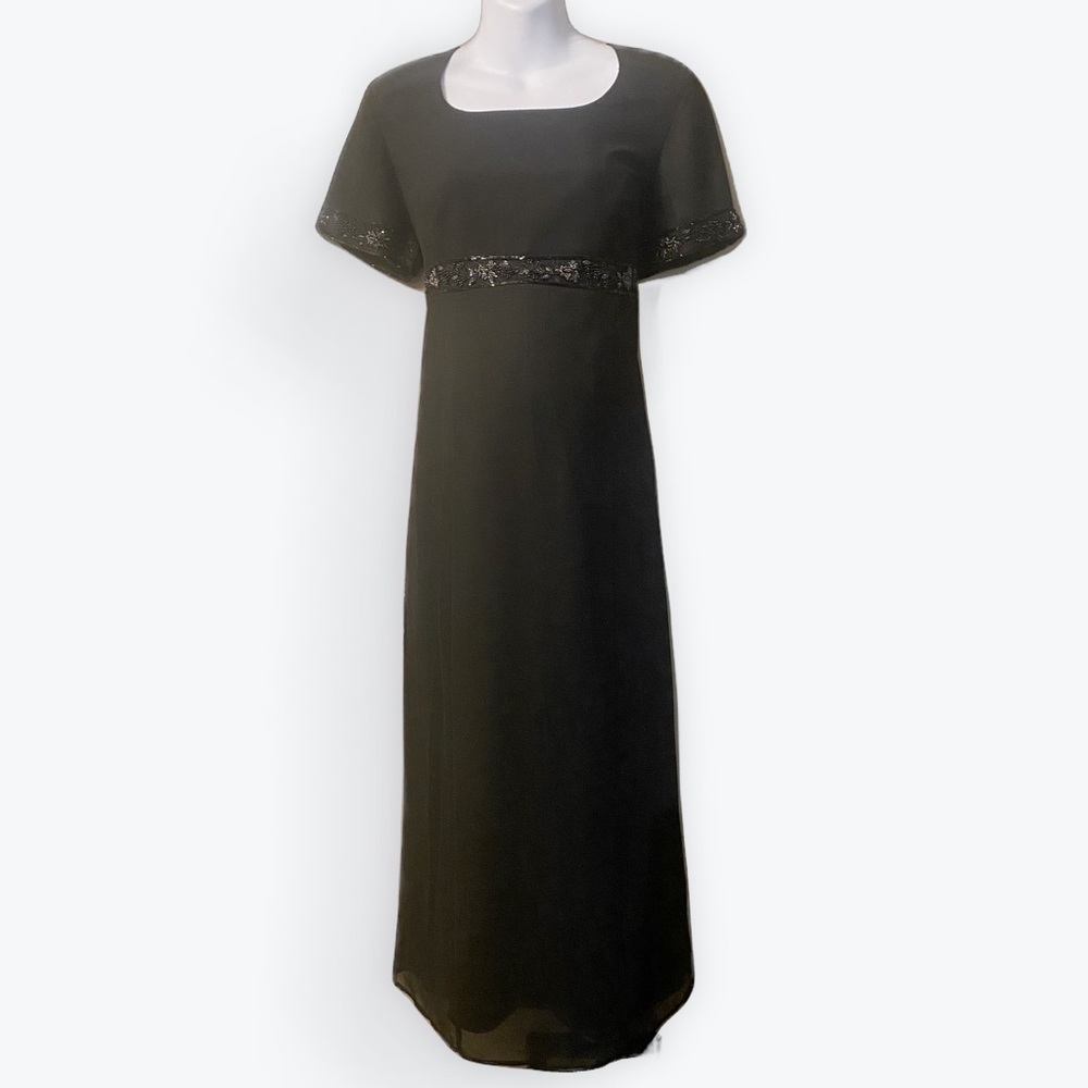 Elegant Black Maternity Dress